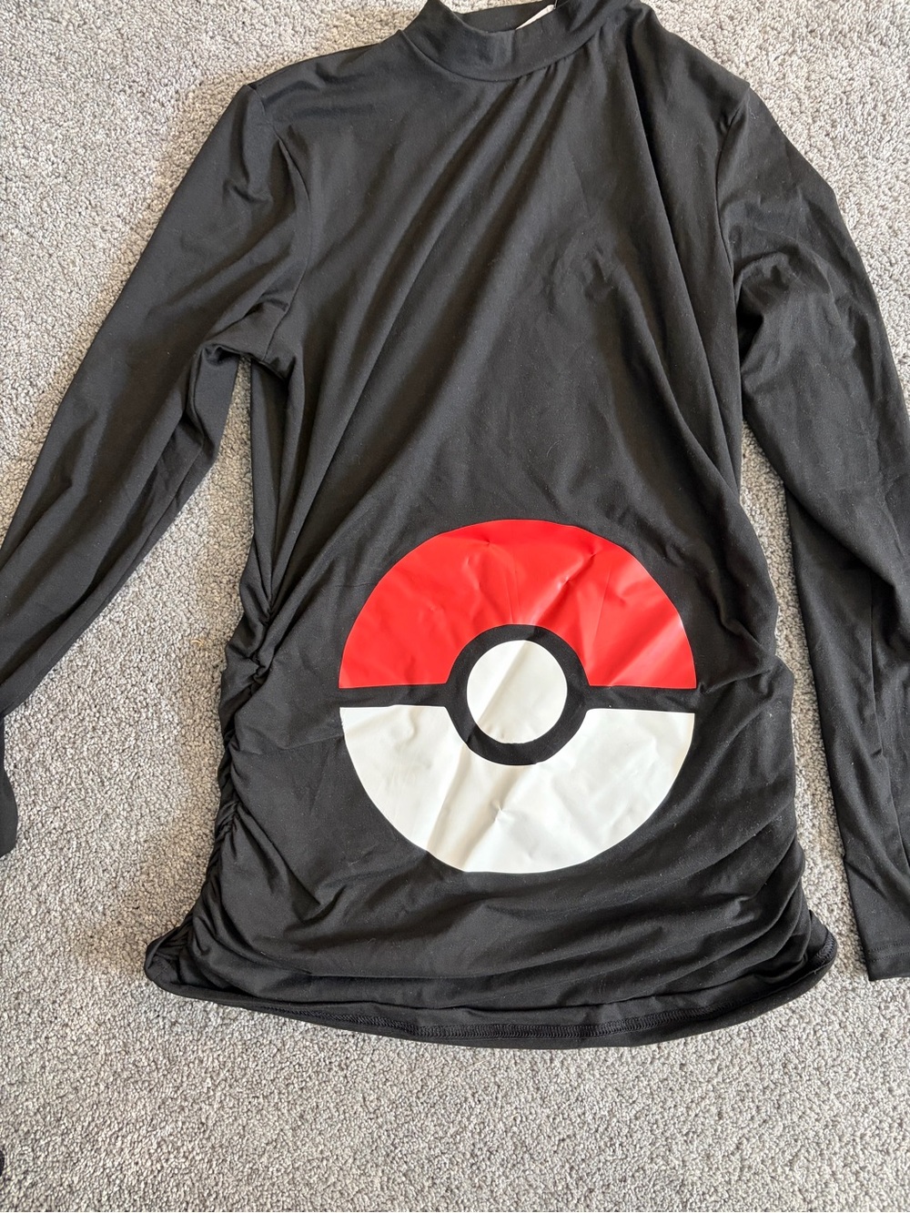 Women’s Maternity Poke Ball Halloween Shirt